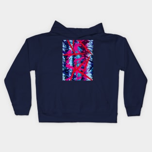 Thorns of Summer - Abstract Art Kids Hoodie